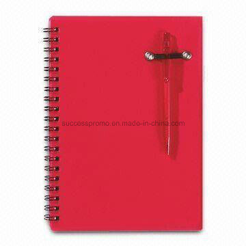 Eco PP Cover Spiral Notebook with Customized Logo